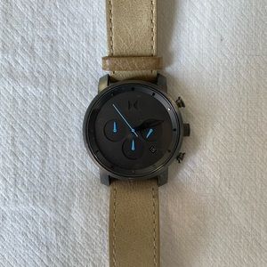 MVMT Chrono 40 Gunmetal Sandstone